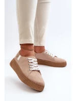 Dámské tenisky MEMORY FOAM SYSTEM BIG STAR NN276002 Hnědobéžové