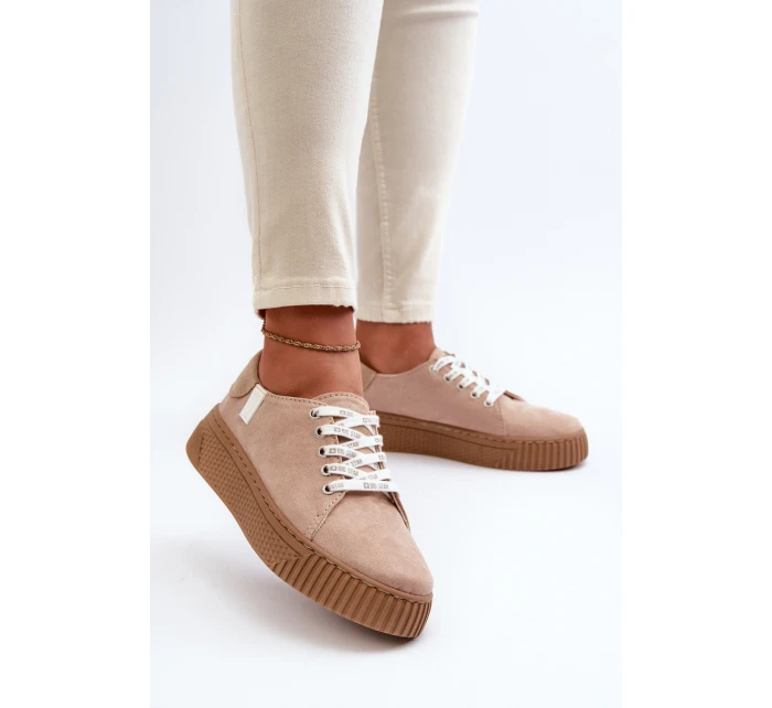 Dámské tenisky MEMORY FOAM SYSTEM BIG STAR NN276002 Hnědobéžové