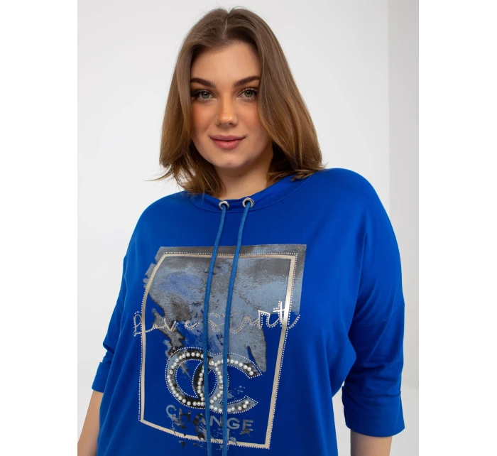 Dámská halenka RV BZ 8456.35 tmavě modrá - FPrice