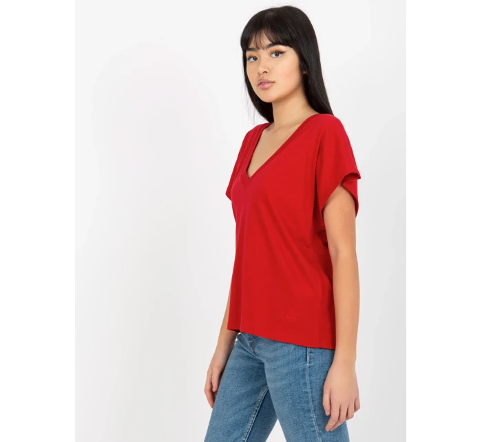 Dámské tričko TW TS 2005.43 tmavě červená - FPrice