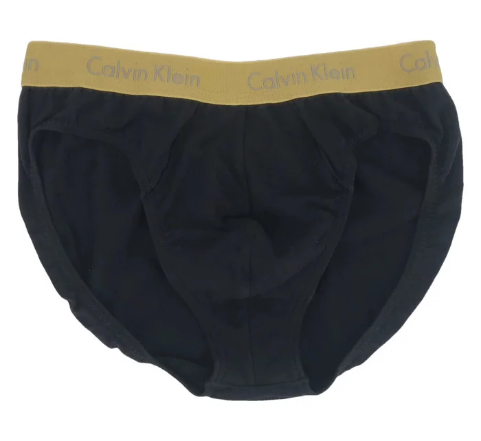 Pánské slipy M5310E-Q47 černo-zlaté - Calvin Klein