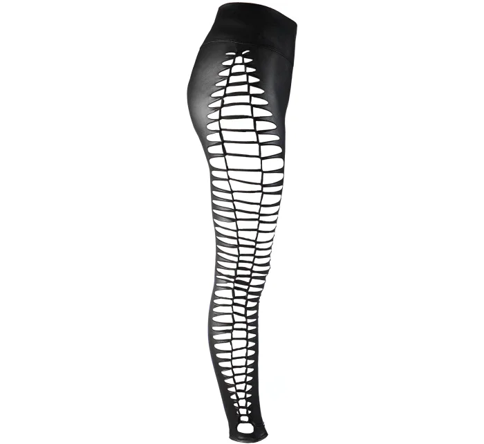 Dámské sexy kalhoty V-9196 Černá - Axami