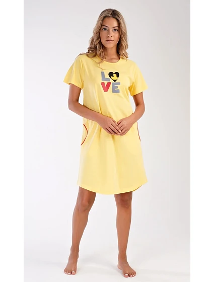Dámské domácí šaty s krátkým rukávem model 22408109 - Vienetta