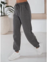 Dámská tmavě šedá tepláková souprava KEILI FashionStreet AY0647 Dámská tmavě šedá tepláková souprava KEILI FashionStreet AY0647