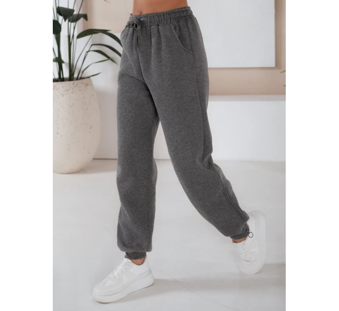 Dámská tmavě šedá tepláková souprava KEILI FashionStreet AY0647 Dámská tmavě šedá tepláková souprava KEILI FashionStreet AY0647