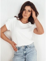 Dámské boho tričko ecru Dstreet model 21972872 - FashionStreet