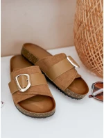 Dámské žabky NOLVINA beige FashionStreet ZY0977