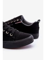 Pánské nízké Materiál tenisky Big Star KK174002 Černá