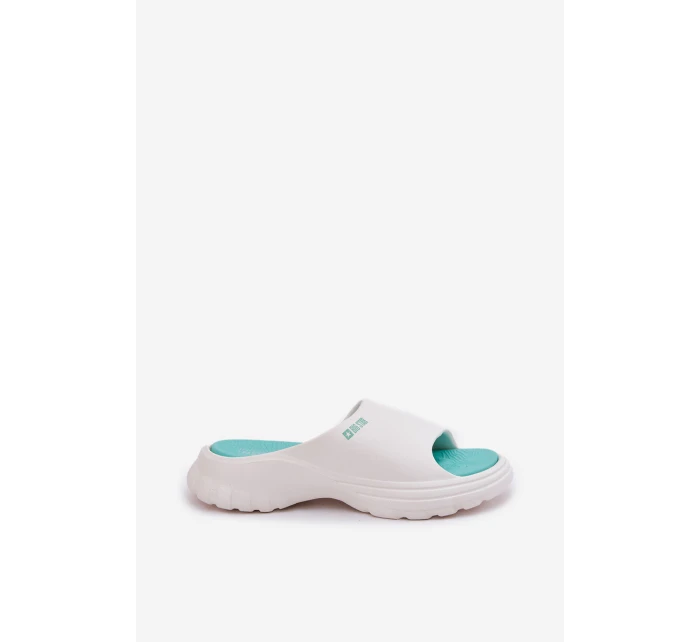 Pěnové Dámské Pantofle Big Star model 21694551 Bílé - Big Star Shoes Pěnové Dámské Pantofle Big Star model 21694551 Bílé - Big Star Shoes