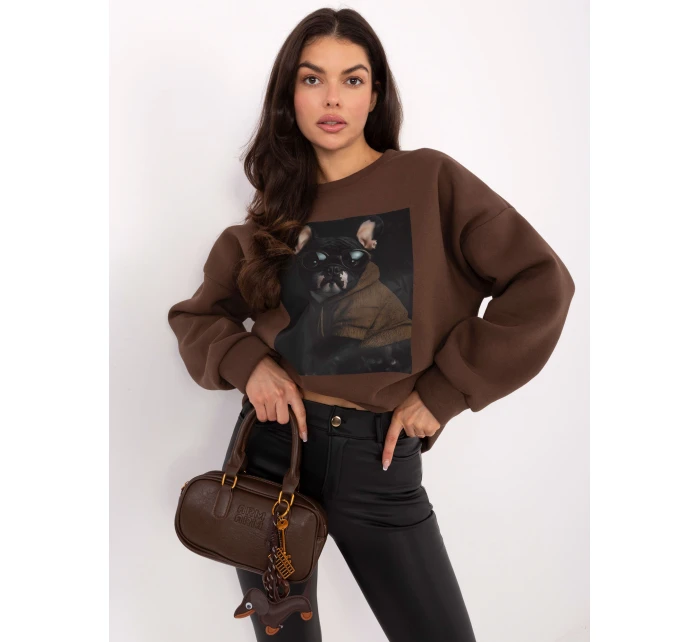 Bluza MI BL  brązowy model 21749793 - FPrice