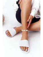 Dámské pantofle Big Star - bílé Dámské pantofle Big Star - bílé