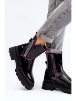 Polobotky na podpatku model 190707 Step in style Polobotky na podpatku model 190707 Step in style