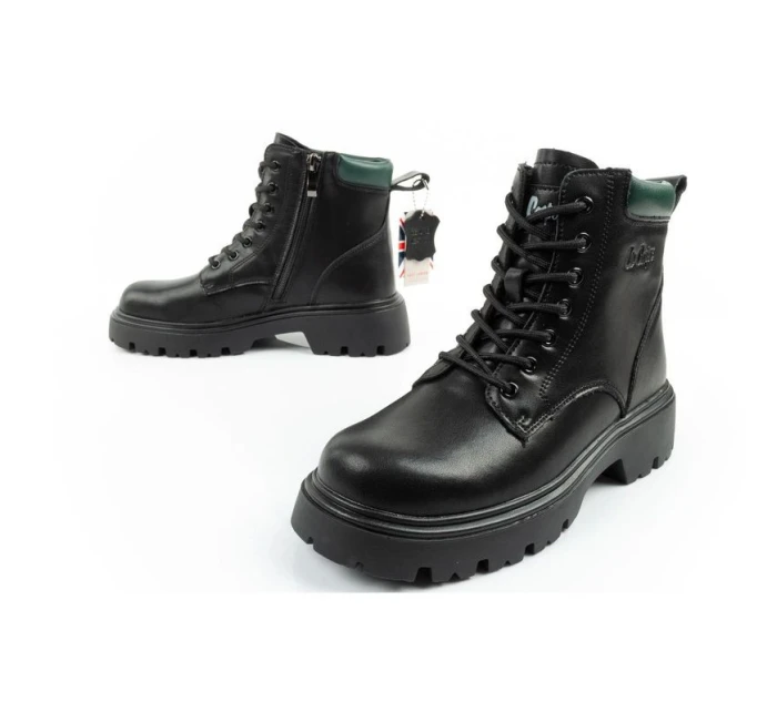 Lee Cooper boty dámské trapper boty kožené zateplené šněrovací dámské boty Lee Cooper boty dámské trapper boty kožené zateplené šněrovací dámské boty