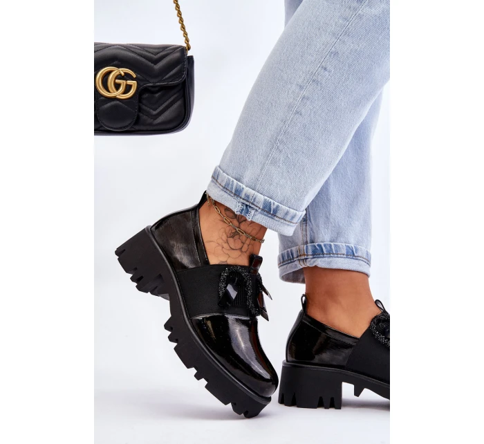 Lakované Boty S Černá model 21611546 - S.Barski