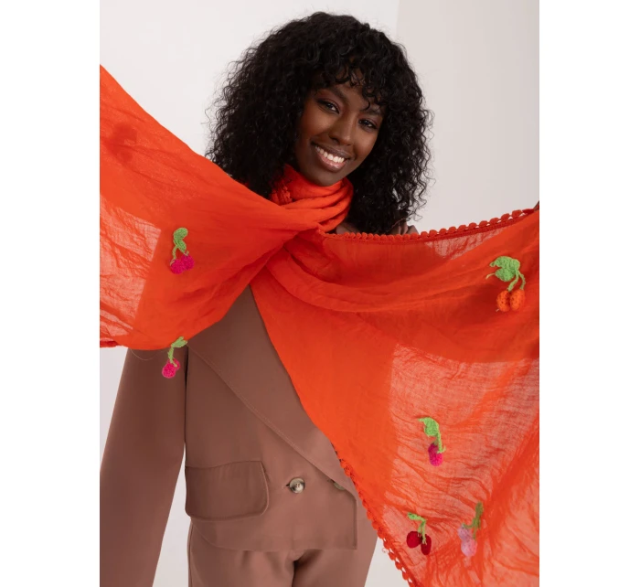 Chustka AT CH model 19662198 pomarańczowy - FPrice Chustka AT CH model 19662198 pomarańczowy - FPrice