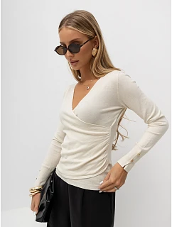 Sweter IR SW  jasny beżowy model 22303457 - FPrice