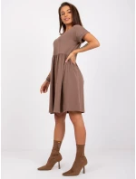 Šaty RV SK 5672.03P hnědé Šaty RV SK 5672.03P hnědé