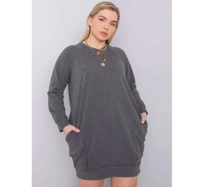 Šaty RV SK 6296.99 tmavě šedá
