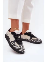 Dámské sneakers  Just Dare se vzorem – béžové model 21883416 - Kesi