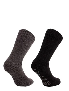 Pánské domácí ponožky 21460 šedé - WiK