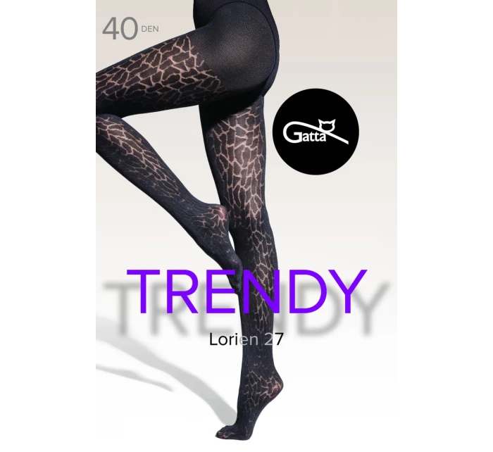 LORIEN - 27 Vzorované punčocháče