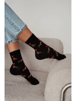 Dámské valentýnské ponožky jezevčíci 0200.201