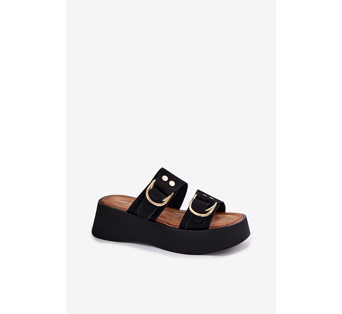 Klapky na platformě model 226359 Step in style