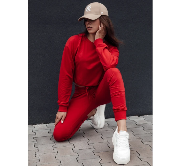 Dámská klasická mikina červená Dstreet model 21978482 - FashionStreet Dámská klasická mikina červená Dstreet model 21978482 - FashionStreet