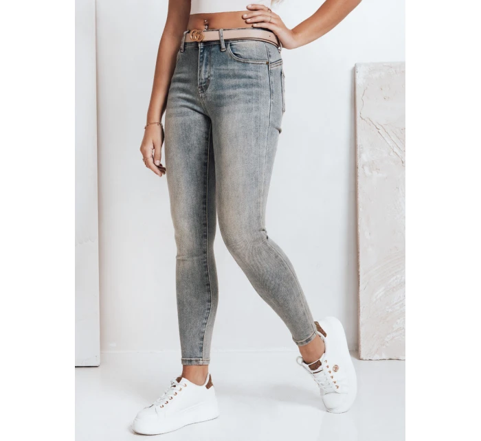 Dámské úzké push up džíny modré FashionStreet UY2796