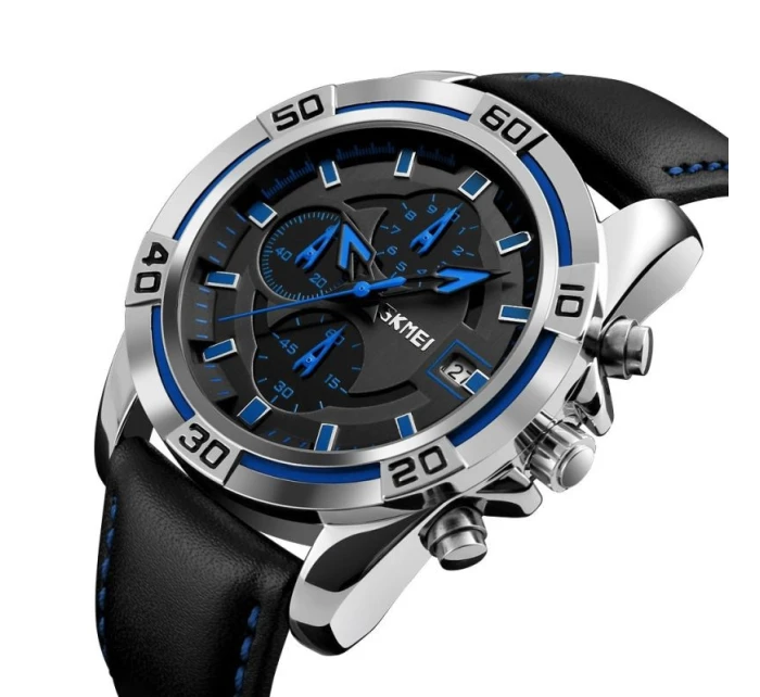 Pánské hodinky Skmei 9156SIBU + BOX Pánské hodinky Skmei 9156SIBU + BOX