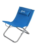PLÁŽOVÉ SKLÁDACÍ KŘESLO MODRÉ PLÁŽOVÉ SKLÁDACÍ KŘESLO MODRÉ