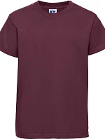 Russell Athletic 180B Dětské tričko z těžké bavlny "Authentic" 10.180B burgundy