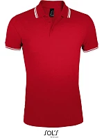 SOL'S Pasadena Men Pánské piqué polo model 22521856 red/white