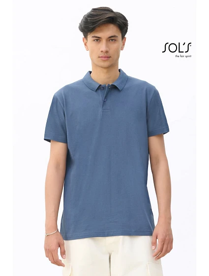 SOL'S Pulse Unisex piqué polo model 22449792 kelly green