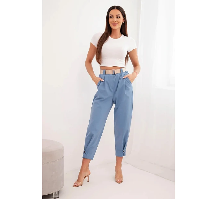 Kalhoty Summer Punto se zapínáním na nohavicích džínové Kalhoty Summer Punto se zapínáním na nohavicích džínové