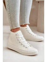 Dámské Zateplené Tenisky Z Eko Kůže Bílé Big Star model 21669546 - Big Star Shoes Dámské Zateplené Tenisky Z Eko Kůže Bílé Big Star model 21669546 - Big Star Shoes