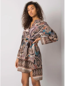 Šaty DHJ SK 5766 1.32X černá a béžová