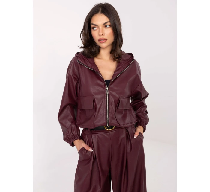 Kurtka IT KR model 21465942 bordowy - FPrice Kurtka IT KR model 21465942 bordowy - FPrice