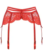 Podvazkový pás V-10722 červený - Axami