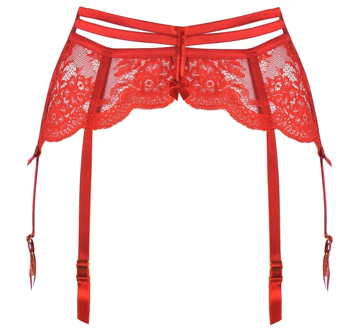 Podvazkový pás V-10722 červený - Axami