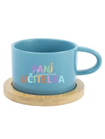 Personalizovaný keramický hrníček Makronka pro paní učitelku/pana učitele 