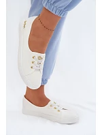 Dámské tenisky LCW-26-02-4043 bílo-zlaté - Lee Cooper
