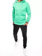 FashionStreet pánská mátová a černá tepláková souprava AX0642