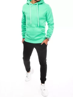 FashionStreet pánská mátová a černá tepláková souprava AX0642