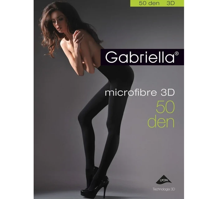 Gabriella punčocháče 120 Mikrovlákno 3D 50 den 5-XL Gabriella punčocháče 120 Mikrovlákno 3D 50 den 5-XL