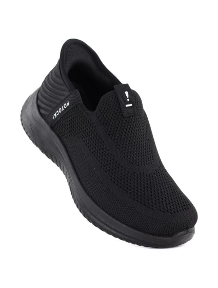 Dámská slip on sportovní obuv černá Potocki BK01312 Dámská slip on sportovní obuv černá Potocki BK01312