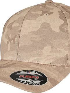 6 panelová kšiltovka dark beige camo model 22433530 - Flexfit