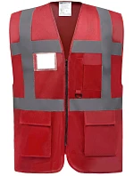 HVW 801 HiVis multifunkční vesta model 22502464 red - Yoko