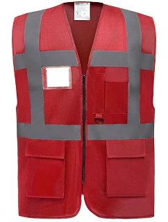 HVW 801 HiVis multifunkční vesta model 22502464 red - Yoko