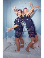 Italská móda Wista kr.r. kr.sp. barva:tmavě modrá/potisk Italská móda Wista kr.r. kr.sp. barva:tmavě modrá/potisk